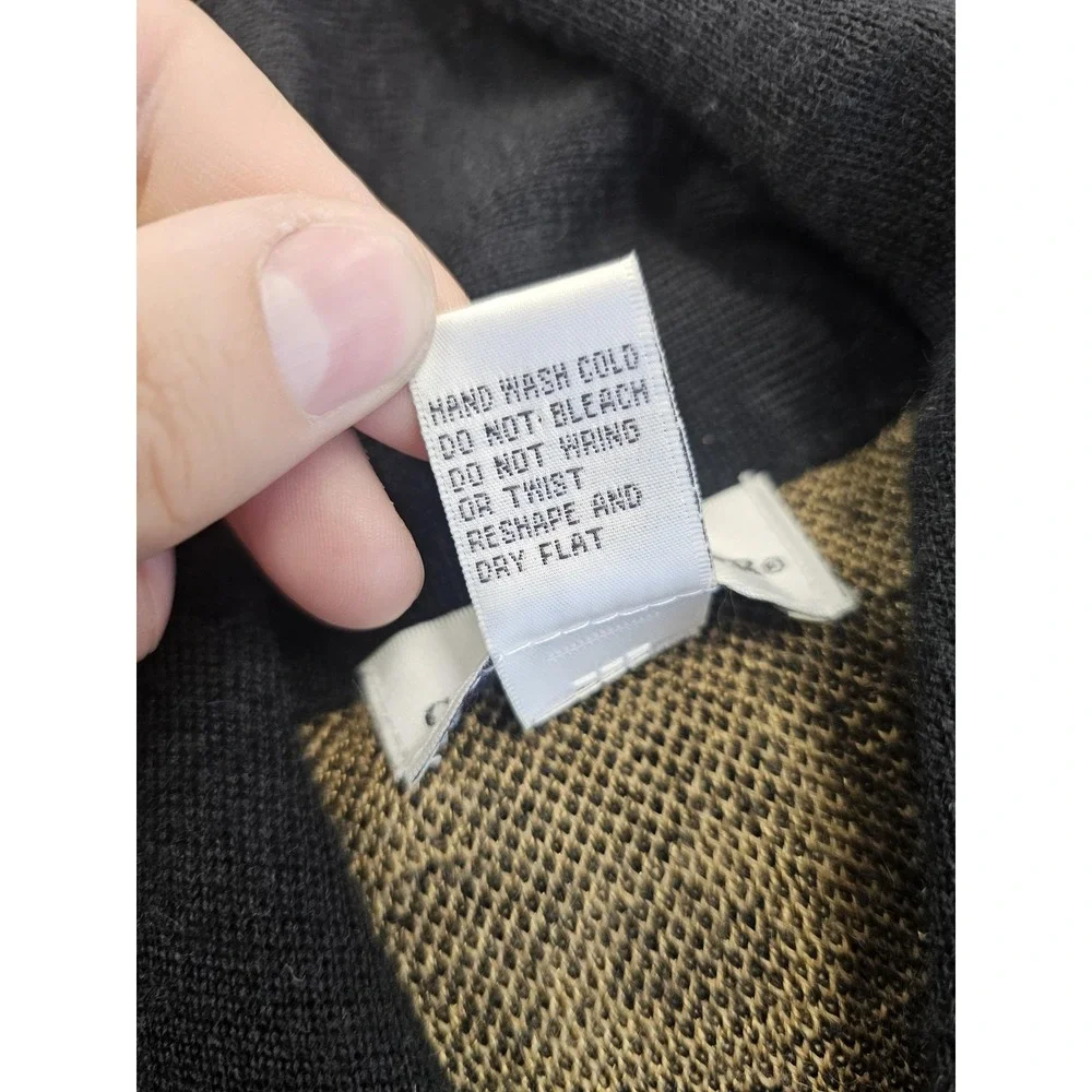 Vintage Casual Corner‎ Sweater Womens Medium Knit Button Jacket Wool 90s - Picture 7 of 7